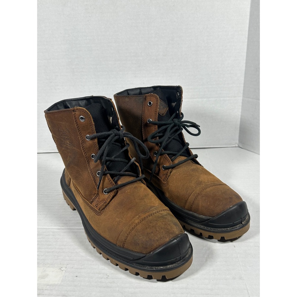 Kamik Griffon Mens 13 Brown Leather Waterproof Thinsulate Winter Boots CAYWK0598